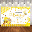 Mocsicka Sweet Little Honey Bee Happy 1st Birthday Backdrop-Mocsicka Party