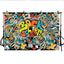 Mocsicka Back to School Backdrops Hip Hop Theme Party Decoration Props