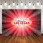 Mocsicka Las Vegas Theme Party Decoration Shining Red Beam Photo Backdrops-Mocsicka Party