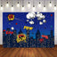 Mocsicka Boom Cityscape Night Buildings Happy Birthday Party Props-Mocsicka Party