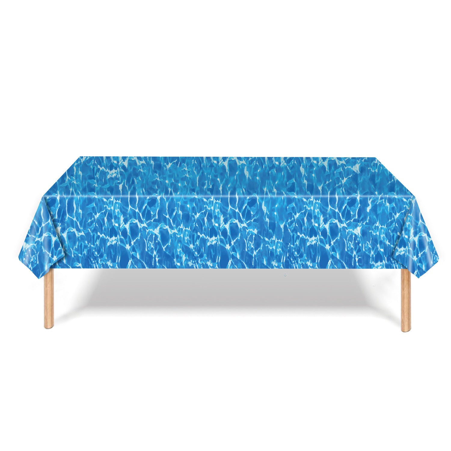 Mocsicka Ocean Wave Theme Print Tablecloths 137×274cm-Mocsicka Party
