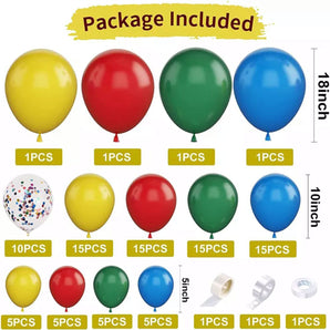 Mocsicka Balloon Arch Colorful Balloon Set Party Decoration
