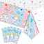 Mocsicka Party Baby Elephant Gender Reveal Print Tablecloths 137×274cm-Mocsicka Party