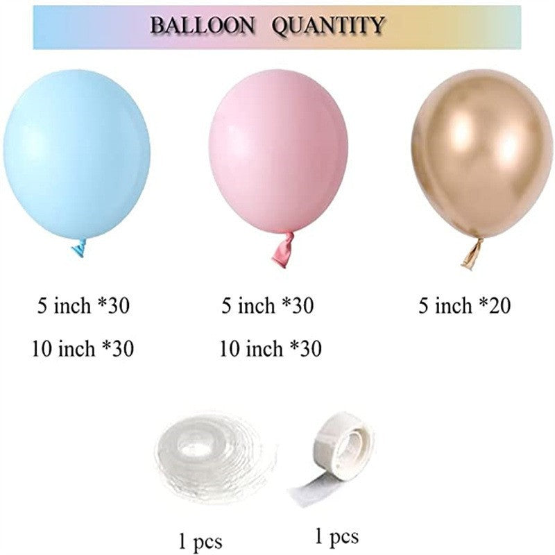Mocsicka Balloon Gender Reveals Blue Pink Balloons Set Party Decoration