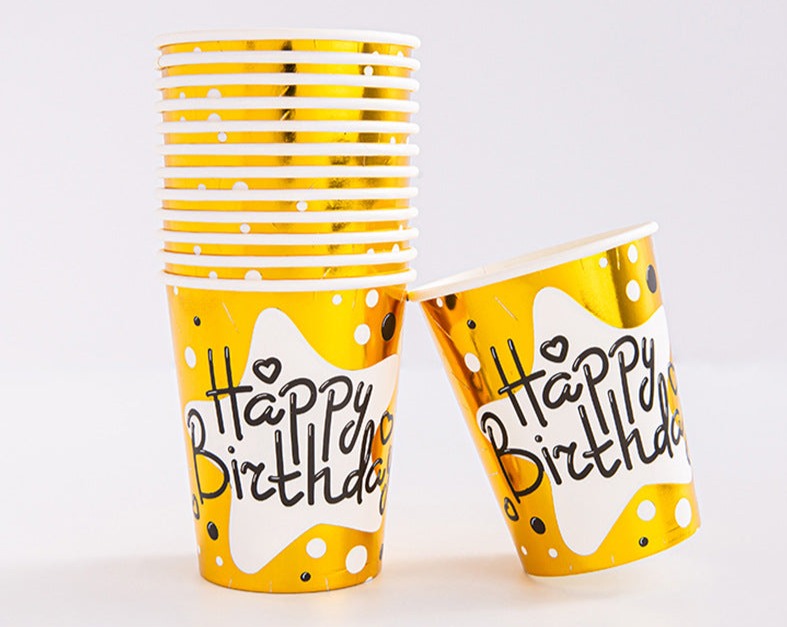 Mocsicka Party 20pcs Yellow Party cup Tableware-Mocsicka Party