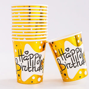 Mocsicka Party 20pcs Yellow Party cup Tableware-Mocsicka Party