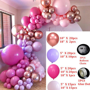$19.9 Sale Mocsicka Balloon Arch Pink Party Decoration Balloon Set