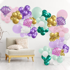 Mocsicka Balloon Arch Macaron Mermaid Mouse Balloon Set Party Decoration-Mocsicka Party
