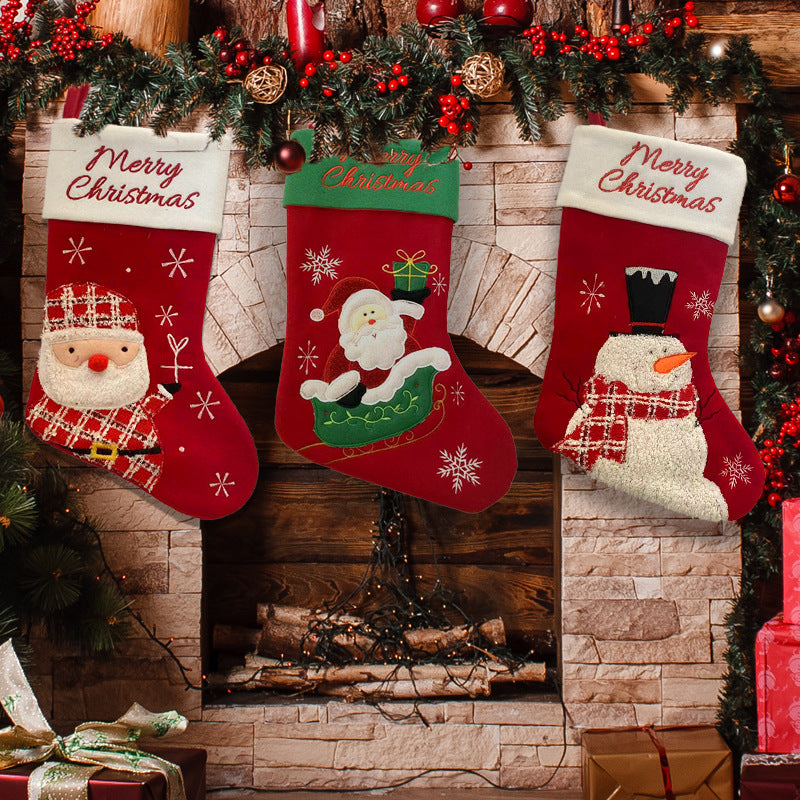 Mocsicka Party Christmas Eve Gift 3 pics Socks Christmas Decor-Mocsicka Party