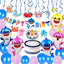 Mocsicka Shark Theme Balloon Arch Birthday Party Decoration-Mocsicka Party