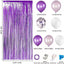 Mocsicka Balloon Arch Purple Balloon Set 2 Meters Rain Curtain Party Decoration