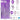 Mocsicka Balloon Arch Purple Balloon Set 2 Meters Rain Curtain Party Decoration