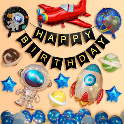 Mocsicka Space Astronaut Theme Balloon Arch Birthday Party Decoration-Mocsicka Party