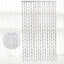 Mocsicka 2 Pieces Foil Curtains Party Decorations Metallic Tinsel Curtain