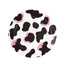 Mocsicka Party Black Pink Cow Farm Theme Tableware