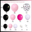 Mocsicka  Balloon Arch Black Rose Red Balloon Set Party Decoration