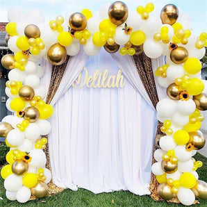 Mocsicka Yellow Balloon Garland Arch Set 114Pcs Bee Sunflower Theme Party Decoration-Mocsicka Party