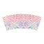 Mocsicka Animal Mermaid Pink Fish Scales Theme Tableware