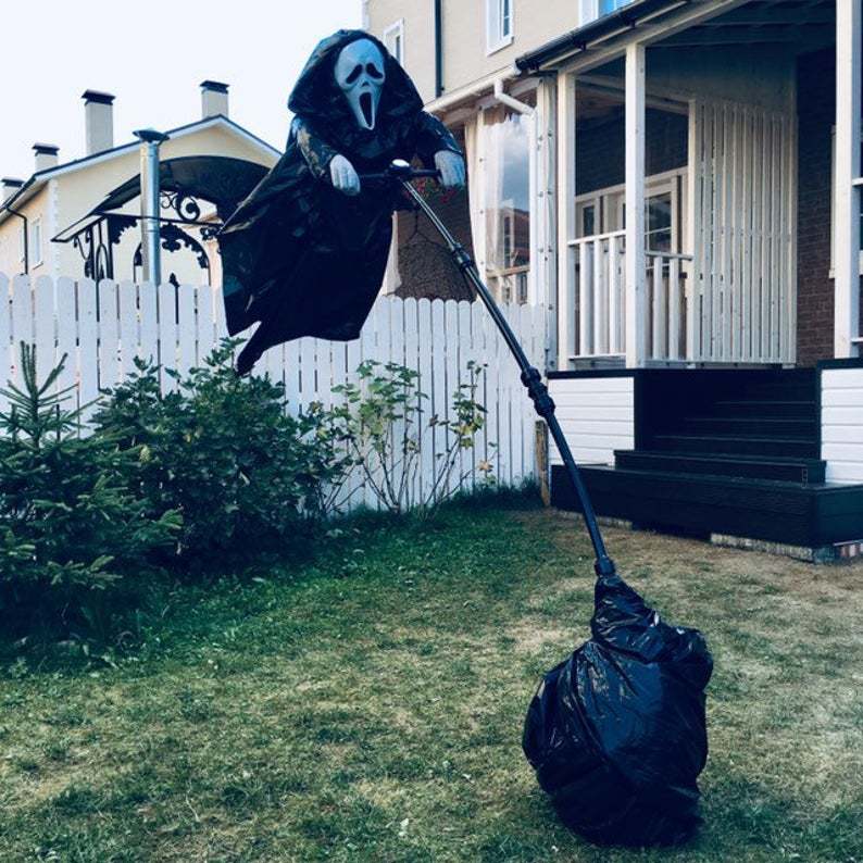 Mocsicka Halloween Decorations Scream Scarecrow-Mocsicka Party