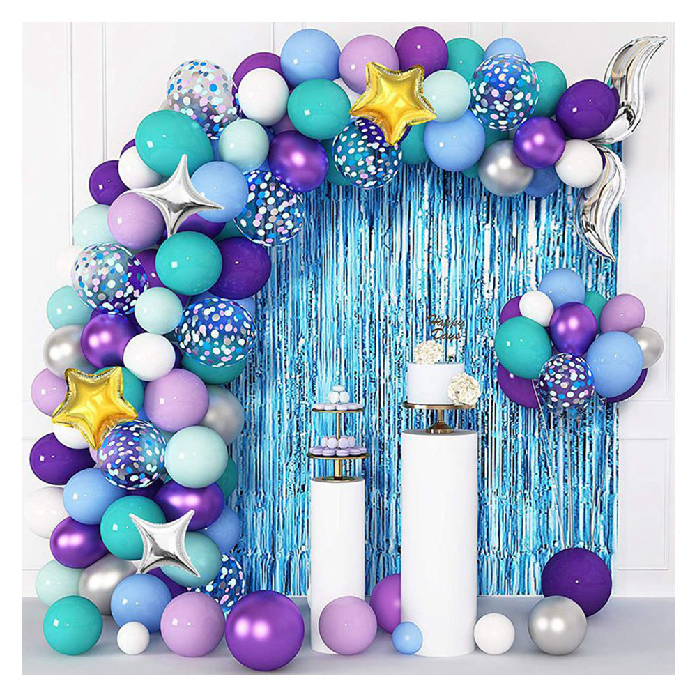 Mocsicka Balloon Arch Mermaid Balloons Set Party Decoration-Mocsicka Party