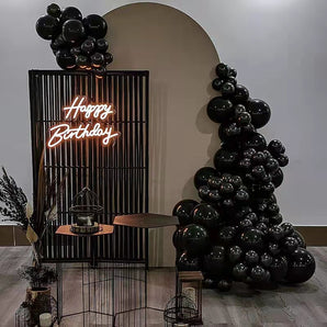 Mocsicka Balloon Arch Black Balloons Set Party Decoration