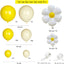 $19.9 Sale Mocsicka Balloon Arch Light Yellow daisy Chrysanthemum Balloons Set Party Decoration