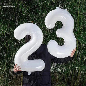 Mocsicka party 32 Inch white  Birthday Party Balloons