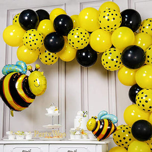 $19.9 Sale Mocsicka Balloon Arch 74Pcs Little Bee Theme Balloons Set Party Decoration