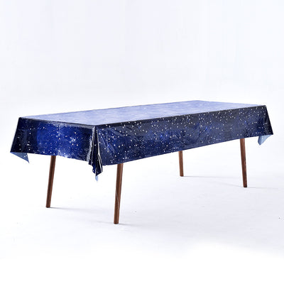 Mocsicka Party Starry Sky Print Tablecloths 137×274cm-Mocsicka Party