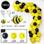 $19.9 Sale Mocsicka Balloon Arch 74Pcs Little Bee Theme Balloons Set Party Decoration