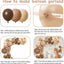 $9.9 Sale Mocsicka Balloon Arch vintage coffee brown Balloons Set Party Decoration