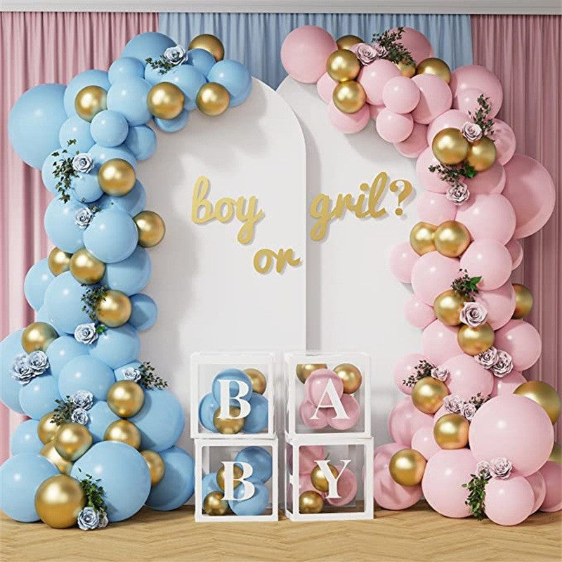 Mocsicka Balloon Gender Reveals Blue Pink Balloons Set Party Decoration-Mocsicka Party