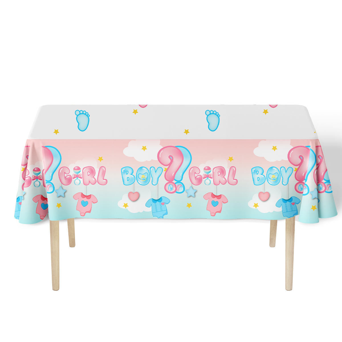 Mocsicka Party Gender Reveal Theme Tableware