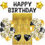 Mocsicka Balloon Arch Gold Black Balloon Set 2 Meters Rain Curtain Party Decoration-Mocsicka Party