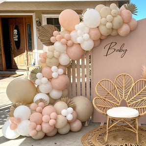 Mocsicka Balloon Arch Vintage White Balloon Set Party Decoration-Mocsicka Party