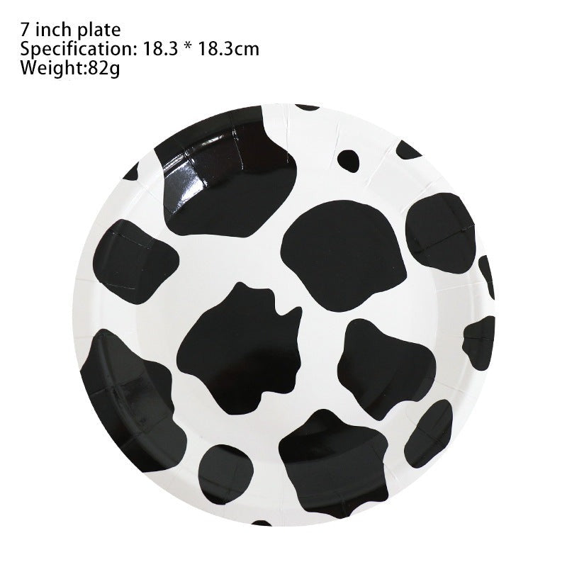 Mocsicka Animal Farm Milk Cow Theme Tableware