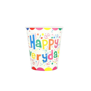 Mocsicka Party 20pcs Happy Everday Birthday Print Party cup Tableware-Mocsicka Party