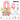 Mocsicka Daisy Balloon Arch Set Macaron Color Balloon 40 Inch 1-9 Digital Party Decoration