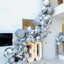 Mocsicka Balloon Arch Sliver Gray Balloons Set Party Decoration-Mocsicka Party
