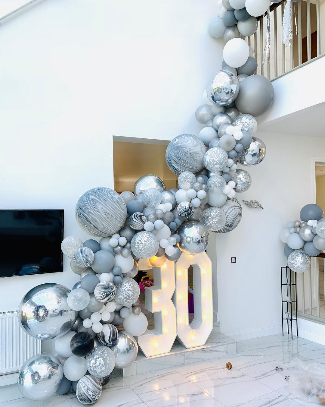 Mocsicka Balloon Arch Sliver Gray Balloons Set Party Decoration-Mocsicka Party