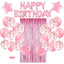 Mocsicka Balloon Arch Pink Balloon Set 2 Meters Rain Curtain Party Decoration-Mocsicka Party