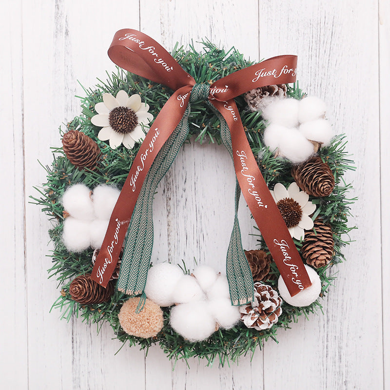Mocsicka Party Christmas Pine Cones Wreath 30cm Christmas Decor-Mocsicka Party