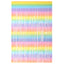 Mocsicka 2 Pieces Foil Rainbow Gradient Curtains Party Decorations Metallic Tinsel Curtain