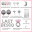 Mocsicka Balloon Arch Last Disco Bachelor Party Silver Pink Disco Balloons Set Party Decoration