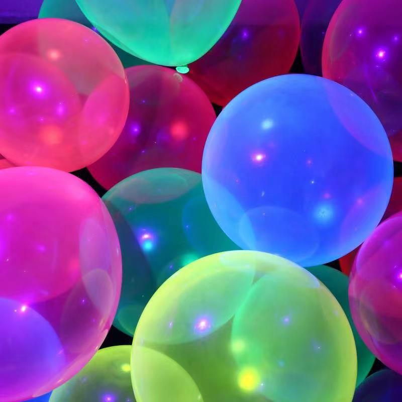 Mocsicka 10 inches 100 Pics Fluorescent Colorful Balloons Garland Arch Set Party Decoration-Mocsicka Party