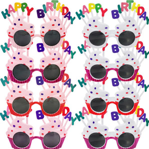 Mocsicka Birthday Cake Theme 5 pcs glasses children photo props decoration-Mocsicka Party