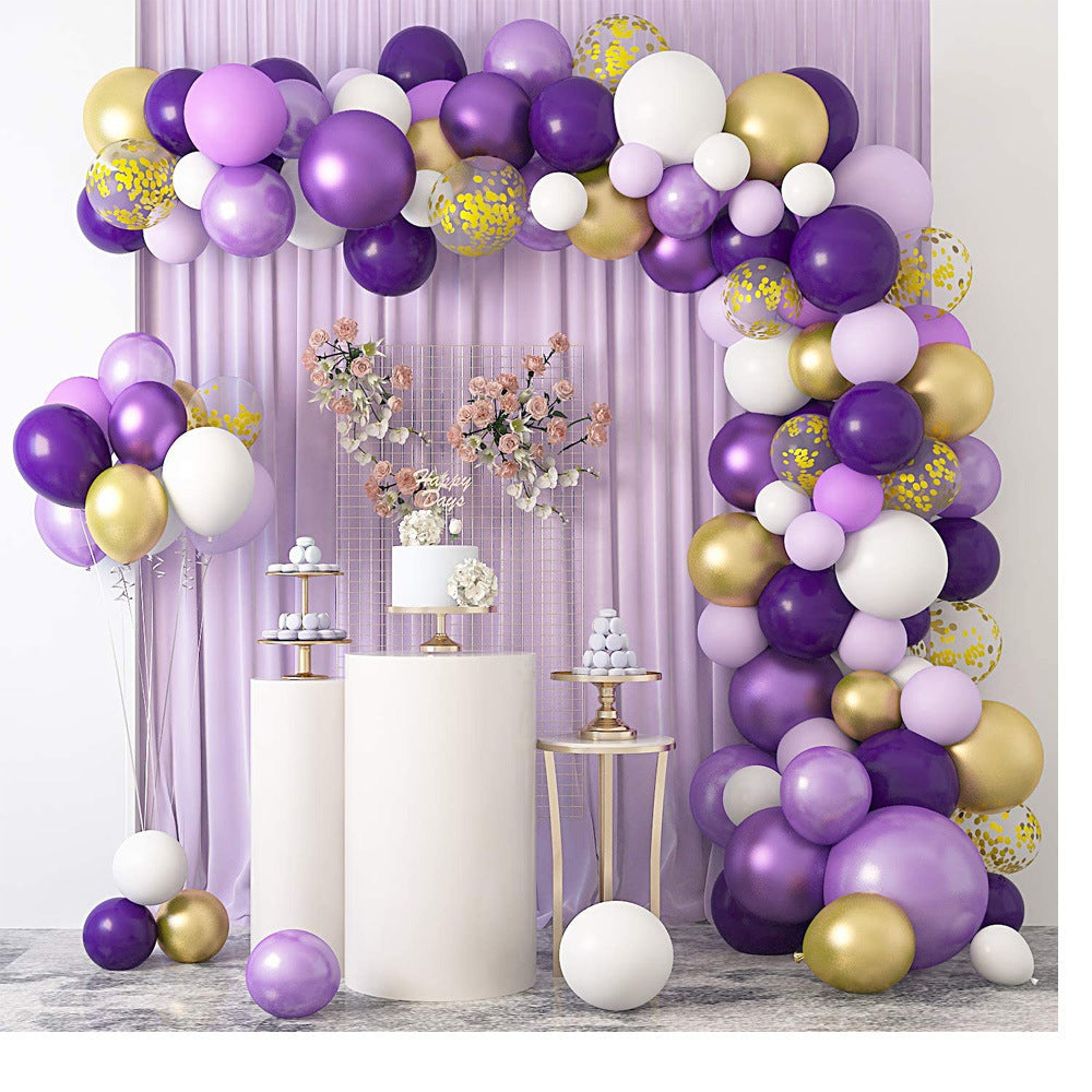 Mocsicka Balloon Purple Balloons Set Party Decoration-Mocsicka Party