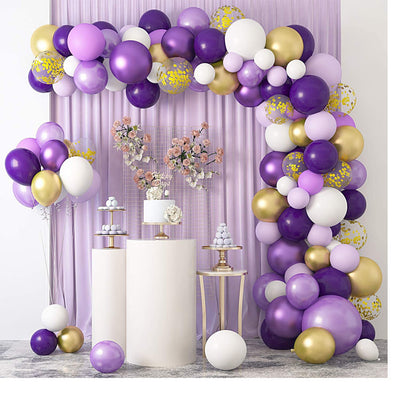 Mocsicka Balloon Purple Balloons Set Party Decoration-Mocsicka Party