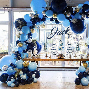 $9.9 Sale Mocsicka Balloon Arch 106Pcs Navy Blue Starry Blue Balloons Set Party Decoration-Mocsicka Party