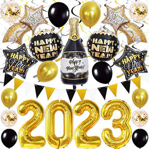 Mocsicka Balloon Arch New Years Eve Balloons Set Party Decoration-Mocsicka Party